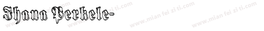 Ihana Perkele字体转换